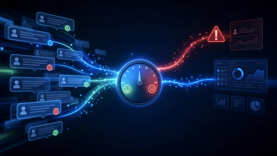Erkennt die Stimmung in Tickets, Mails & Feedback — und startet daraus automatisch die richtige Reaktion, z. B. eine Eskalation.