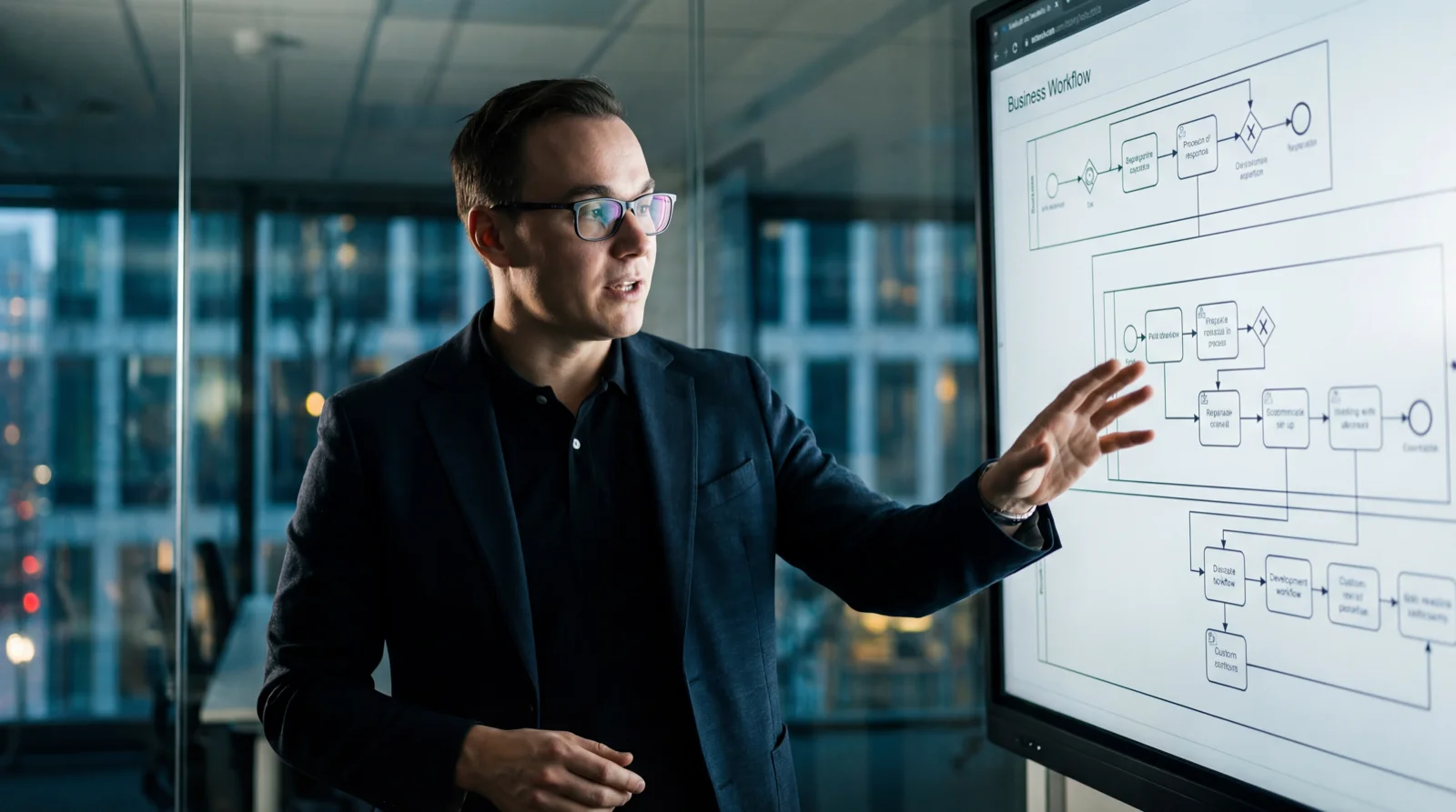 Denny in einer Beratungssituation